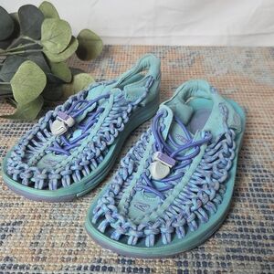 Keen Turquoise and Lavender Sandals Women Size 5.5